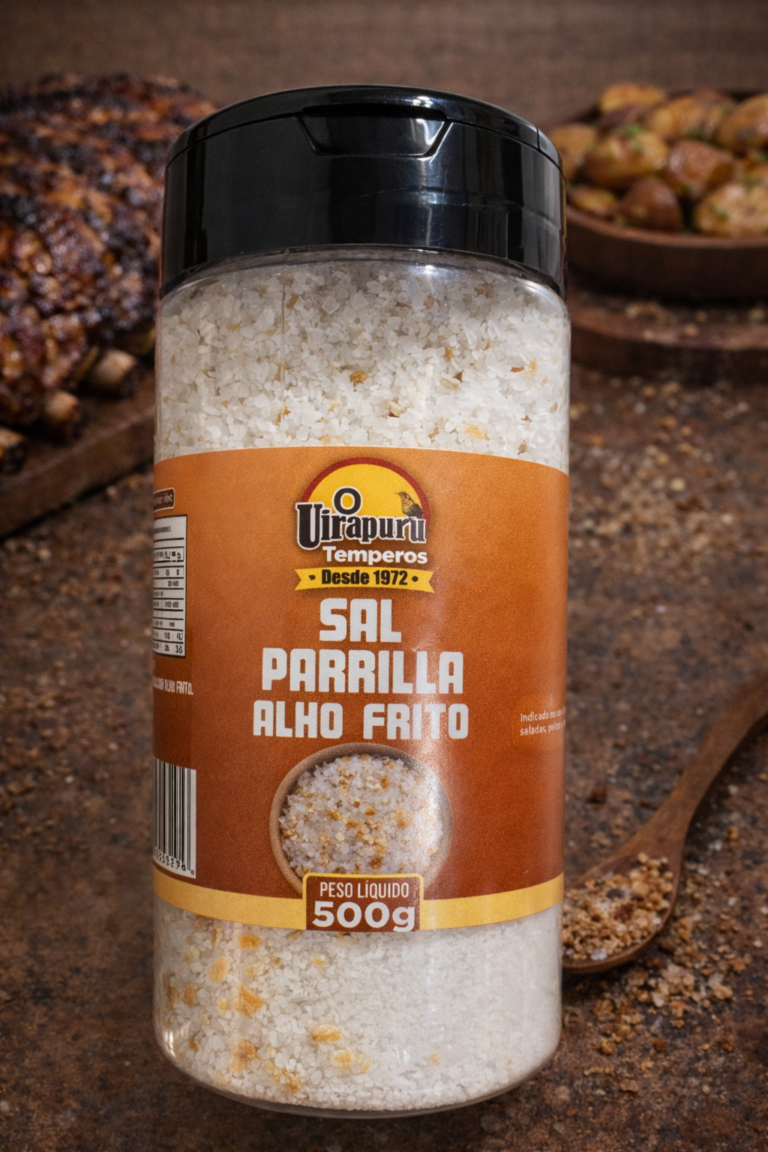 Sal Parrila com Alho Frito 500g Pote