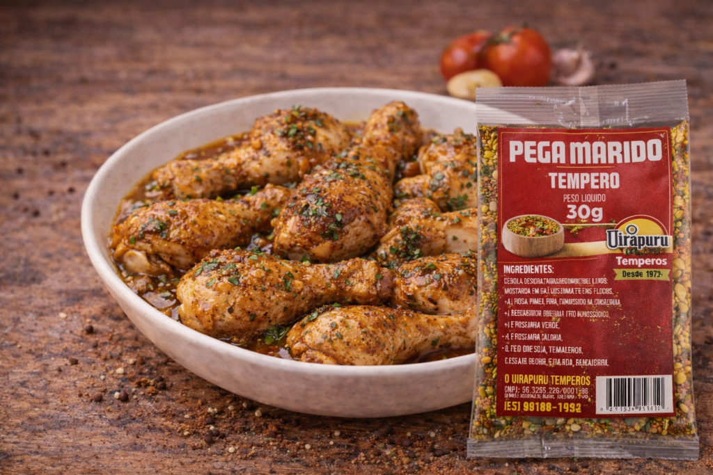 Frango Suculento com Tempero Pega Marido O Uirapuru Temperos
