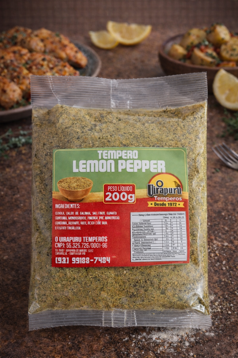 Tempero Lemon Pepper 200g