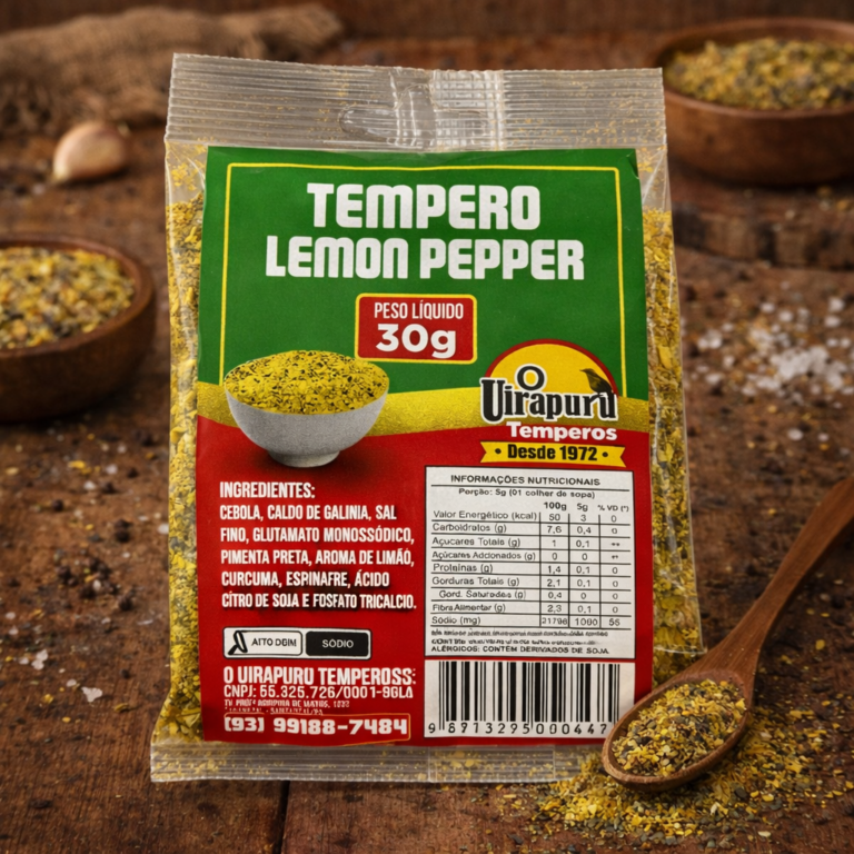 Tempero Lemon Pepper 30g