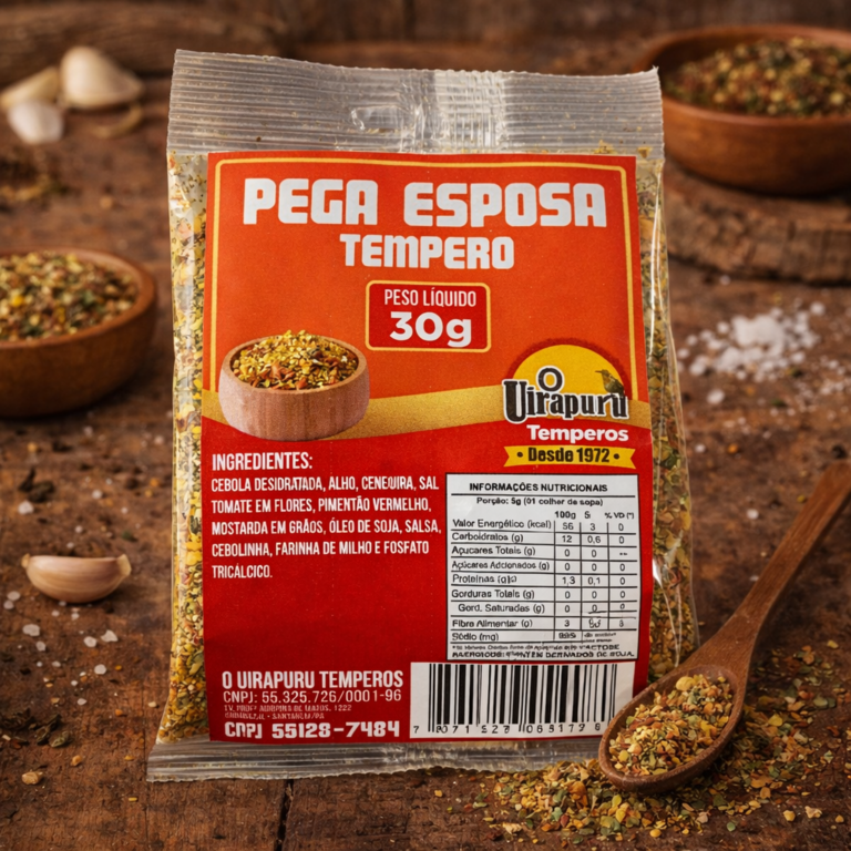 Tempero Pegas Esposa 30g