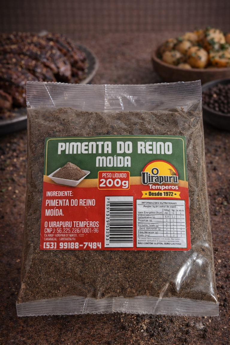 Pimenta do Reino Moida 200g