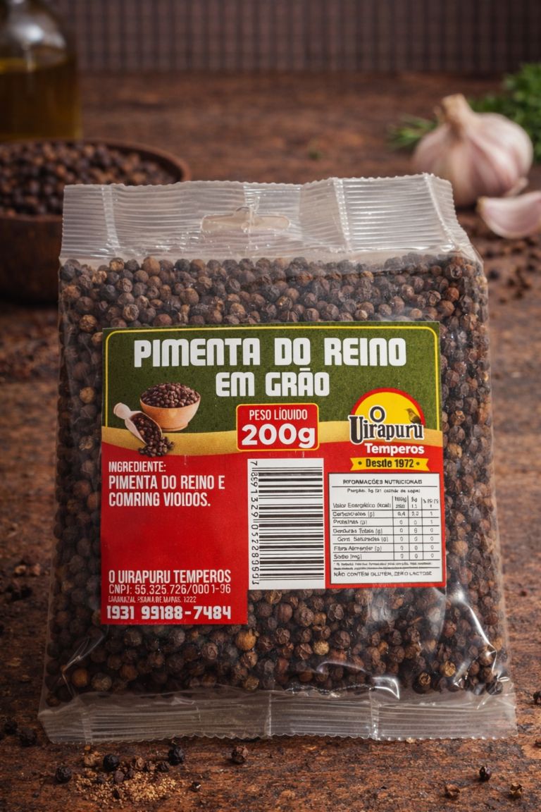 Pimenta do Reino em Grão 200g
