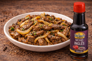 Carne Acebolada ao Molho Inglês O Uirapuru Temperos