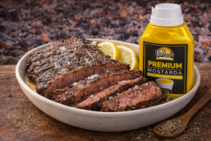 🥩 Fraldinha Assada na Brasa com Mostarda Premium O Uirapuru Temperos