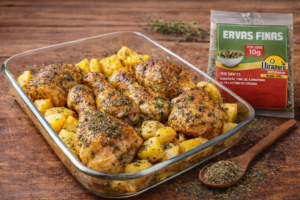 🍗 Frango Assado com Ervas Finas