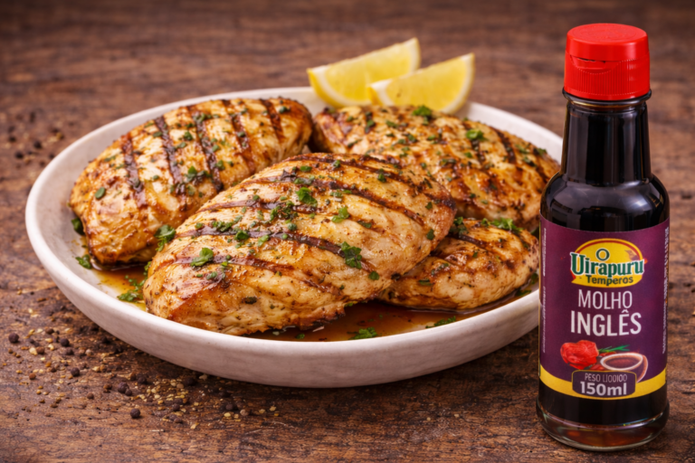 Frango Grelhado ao Molho Inglês O Uirapuru Temperos