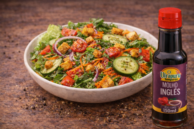 Salada Especial com Molho Inglês O Uirapuru Temperos