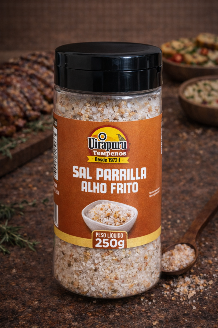 Sal Parrilla com Alho Frito 250g Pote