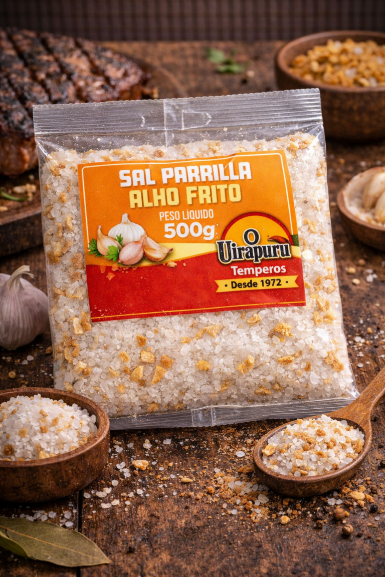 Sal Parrilla com Alho Frito 500g