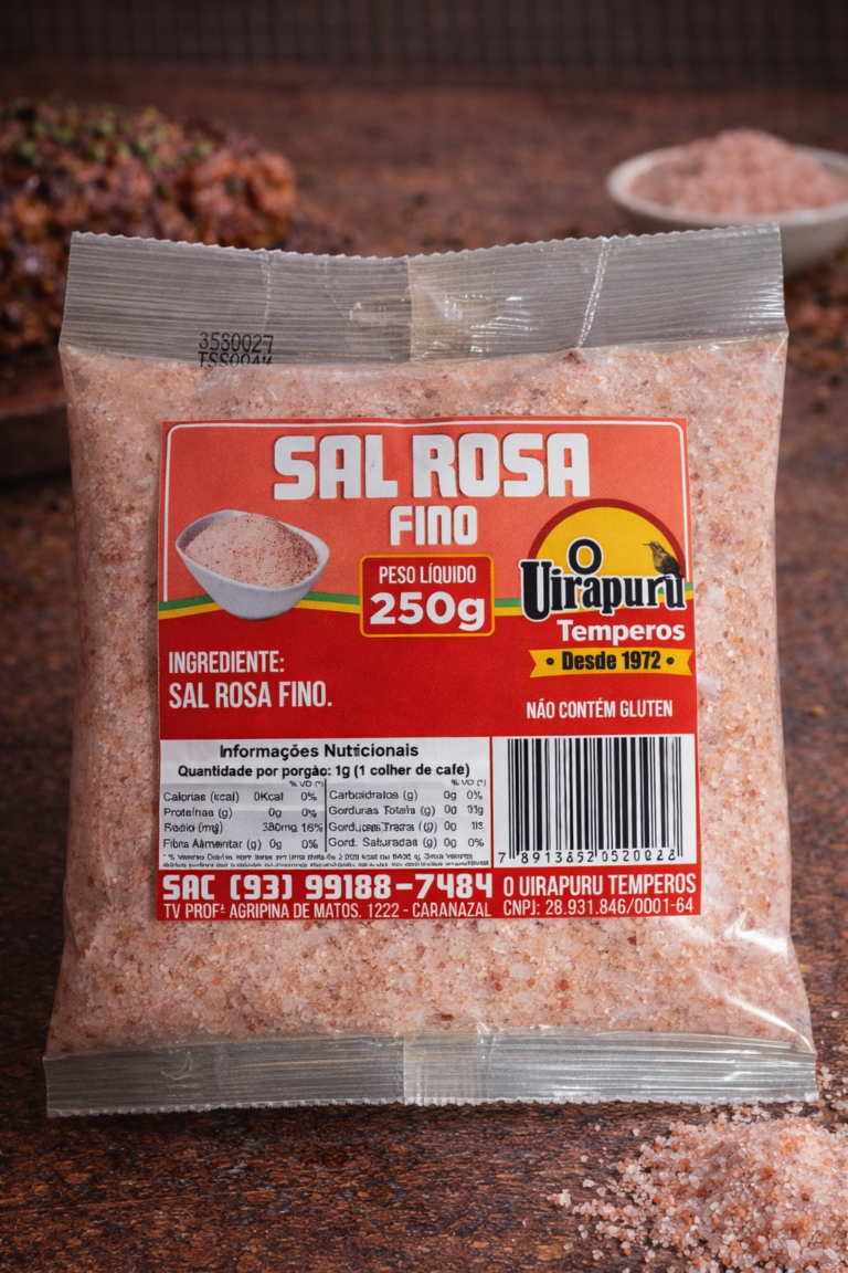 Sal Rosa Fino 250g