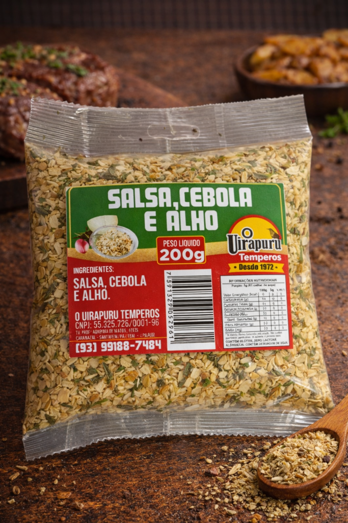 Salsa, cebola e alho 200g