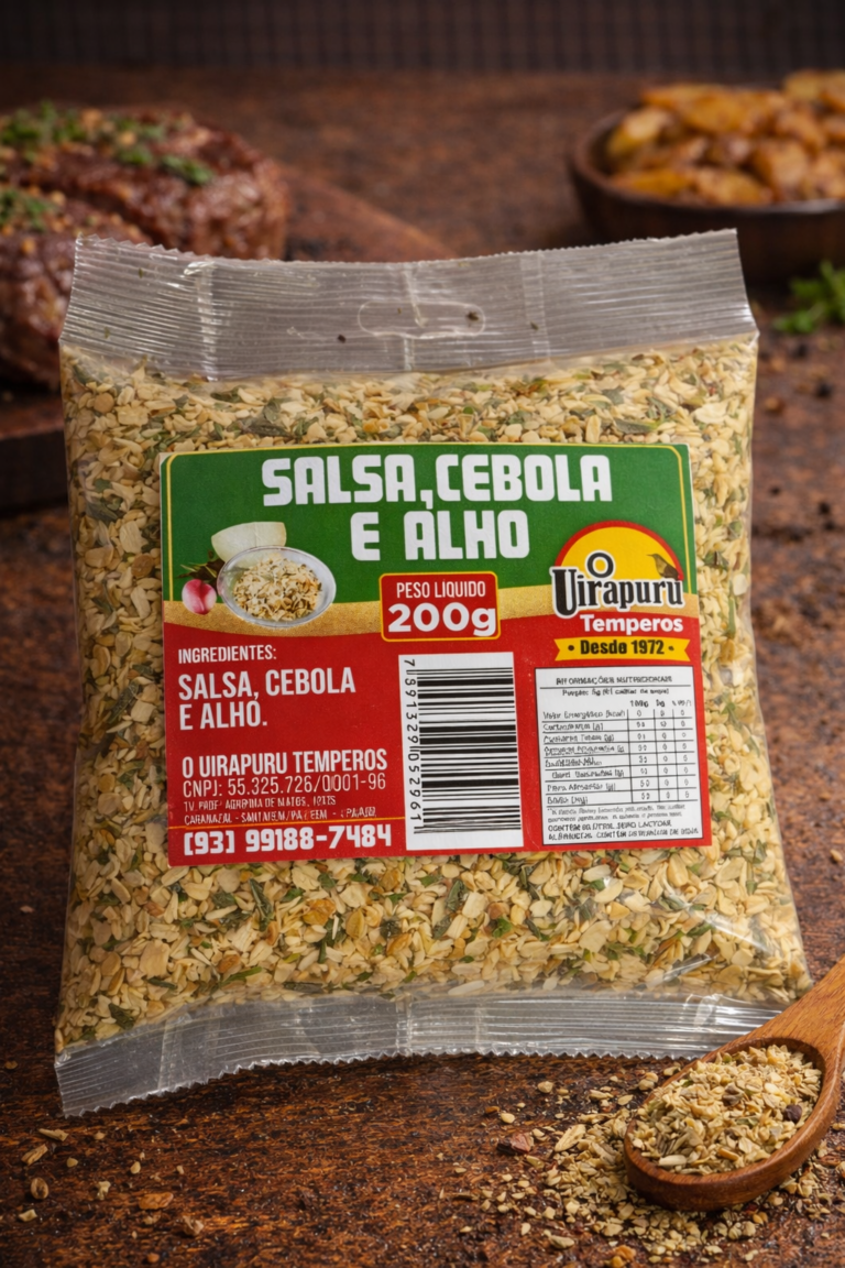 Salsa, cebola e alho 200g