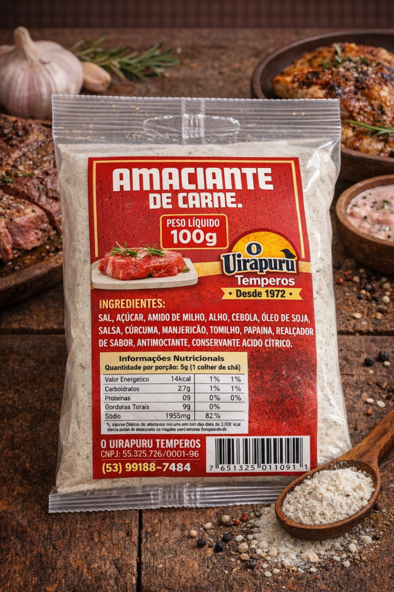 Tempero Amaciante de Carne 100g